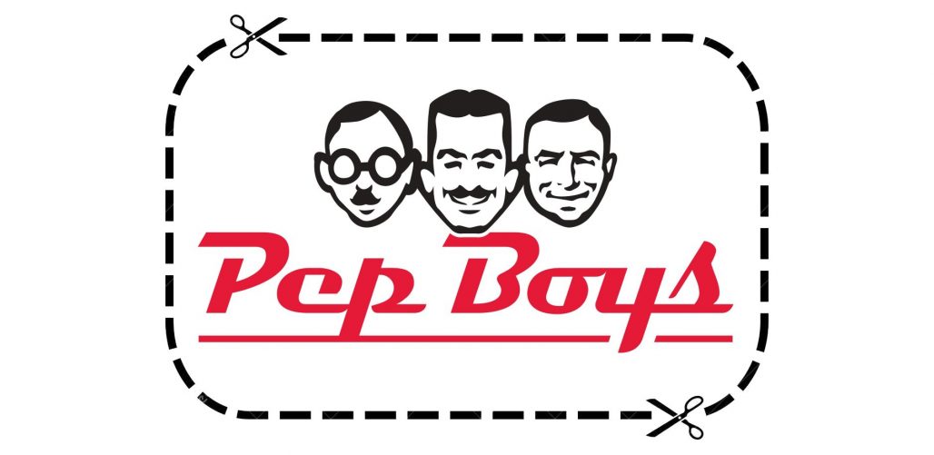 Pep Boys coupon coupons page Pep Boys Logo